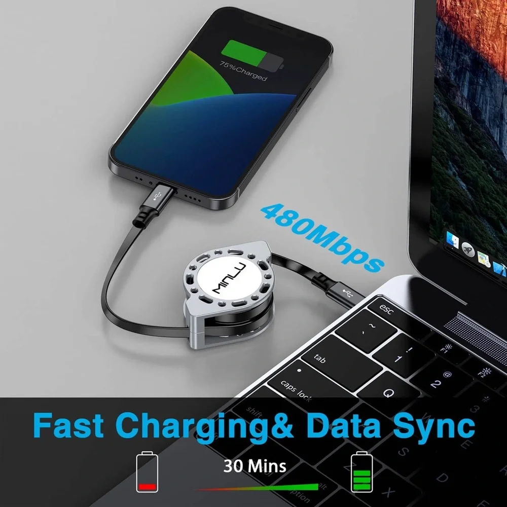 MINLU USB Type C to Lightning Cable